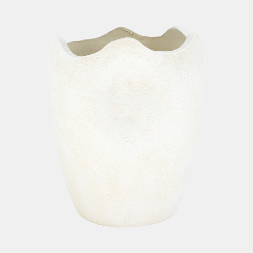 sagebrook home 12" Abstract Textured Terracotta Vase Ivory Wishlist Create New