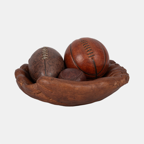 Sagebrook Home 12" Baseball Glove Brown Wishlist Create New