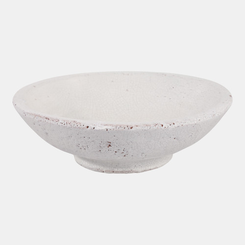 Sagebrook Home 12" Crackle Finish Bowl White Wishlist Create New