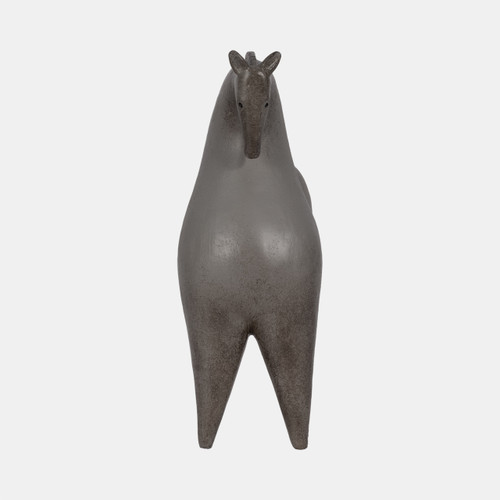 Sagebrook Home 12" Curved Horse Grey Wishlist Create New