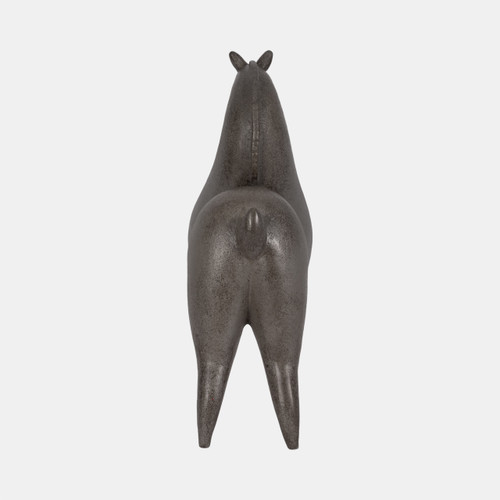 Sagebrook Home 12" Curved Horse Grey Wishlist Create New