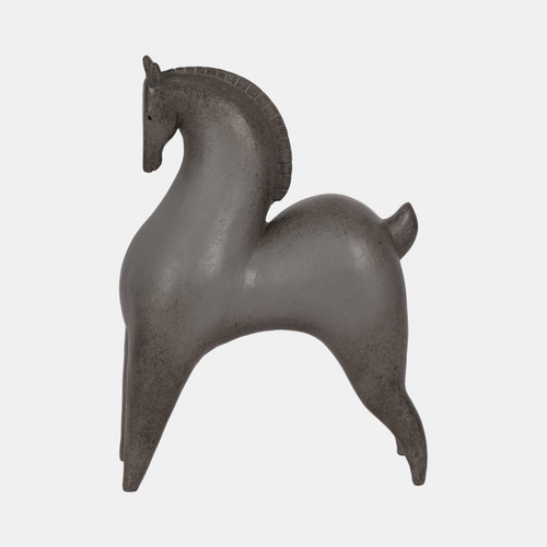 sagebrook home 12" Curved Horse Grey Wishlist Create New