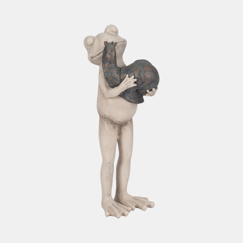 Sagebrook Home 12" Frog And Snail Hug Grey Wishlist Create New