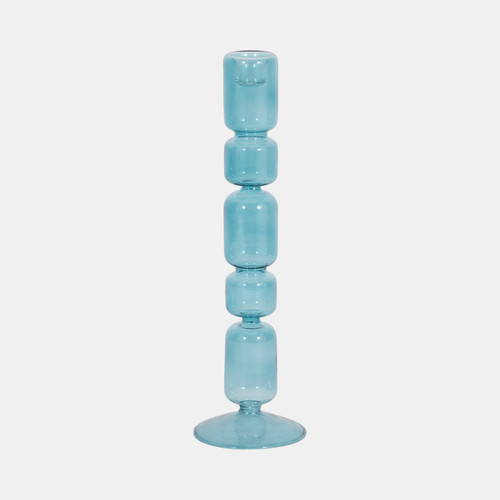 Sagebrook Home 12" Mixed Bubble Taper Candleholder Blue Wishlist Create New