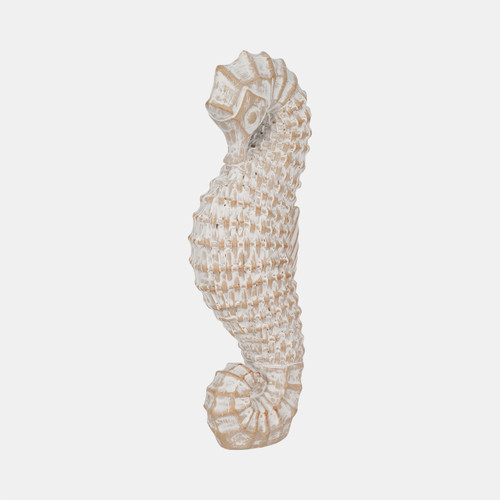 Sagebrook Home 12" Resin Wicker Seahorse White Wishlist Create New