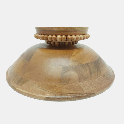 Sagebrook Home 12" Round Bowl W/beads Natural Wishlist Create New