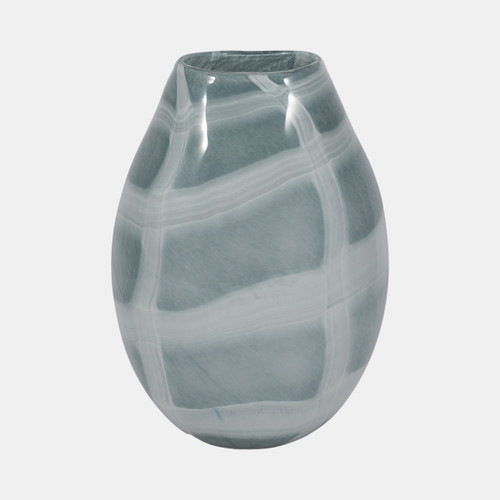 sagebrook home 12" Slim Swirled Vase Blue/white Wishlist Create New