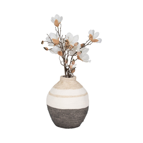 Sagebrook Home 12" Striped Woven Textured Vase Multi Wishlist Create New