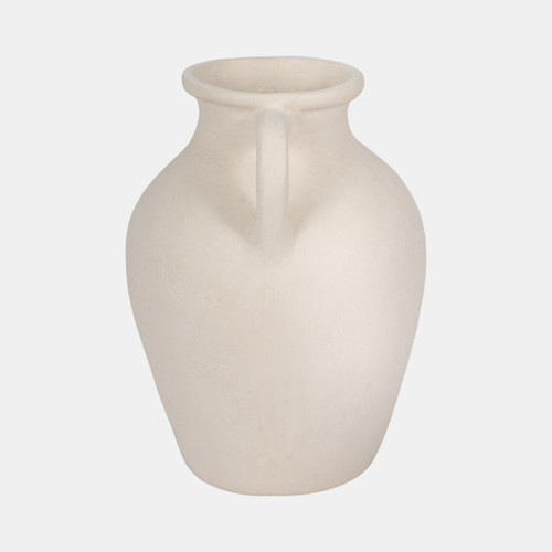 Sagebrook Home 12" Vase With Handles Paper Mache Ivory Wishlist Create New