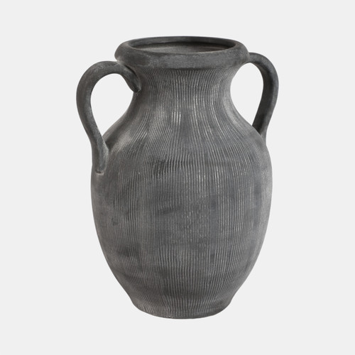 Sagebrook Home 12" Weathered Jug With Handles Black Wishlist Create New