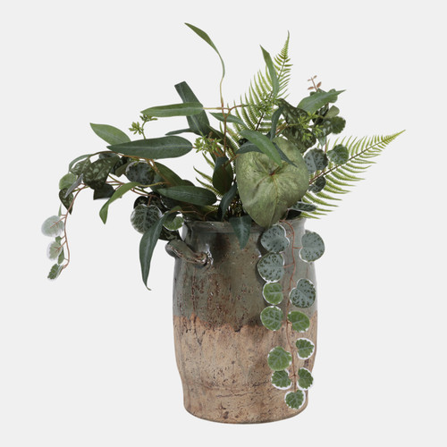 Sagebrook Home 12x10" 2-tone Vase Green/brown Wishlist Create New