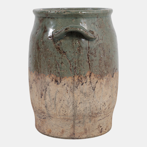 Sagebrook Home 12x10" 2-tone Vase Green/brown Wishlist Create New