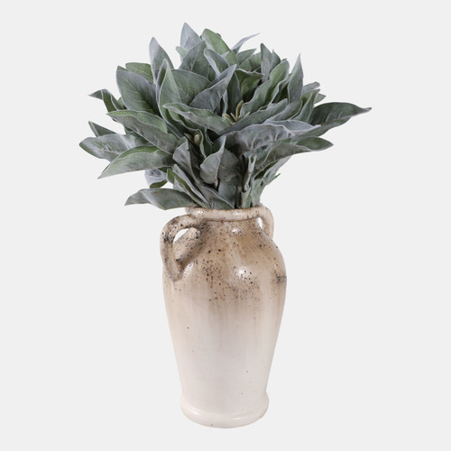 Sagebrook Home 12x7" Textured Terracotta 2-handle Vase Ivry/brwn Wishlist Create New