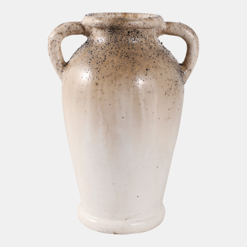 Sagebrook Home 12x7" Textured Terracotta 2-handle Vase Ivry/brwn Wishlist Create New