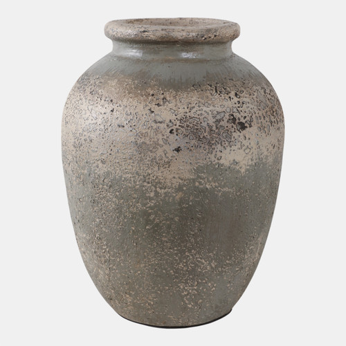 Sagebrook Home 12x9" Terracotta Vase Ivory/green Wishlist Create New