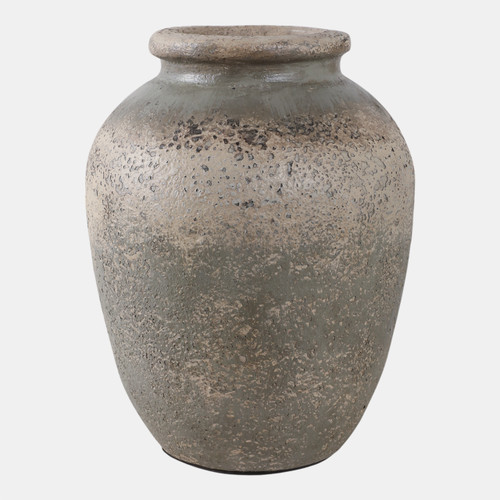 Sagebrook Home 12x9" Terracotta Vase Ivory/green Wishlist Create New