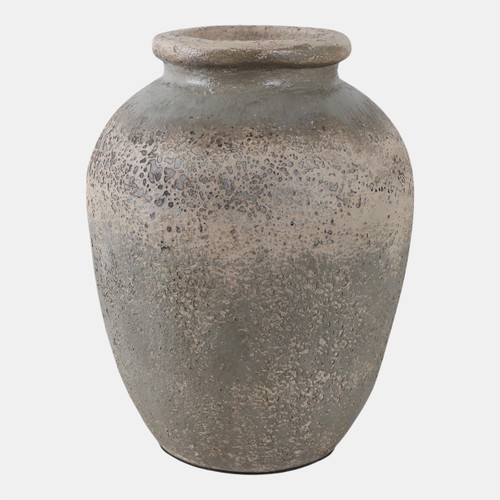 sagebrook home 12x9" Terracotta Vase Ivory/green Wishlist Create New