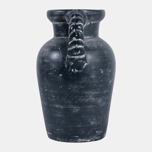 Sagebrook Home 12x9" Twisted Handle Terracotta Vase Blue Wishlist Create New