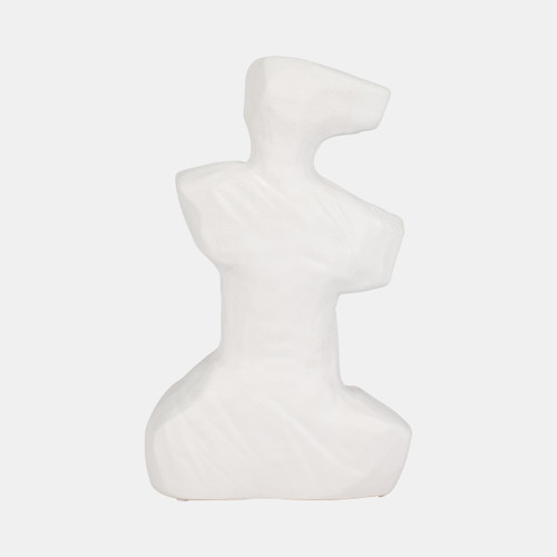Sagebrook Home 13" Abstract Venetian Figurine White Wishlist Create New