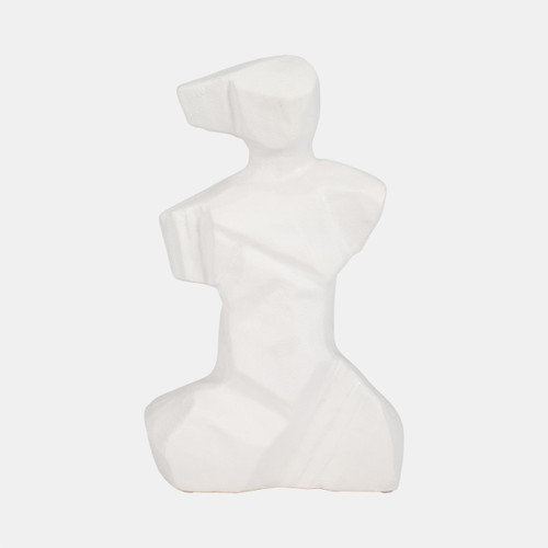 sagebrook home 13" Abstract Venetian Figurine White Wishlist Create New