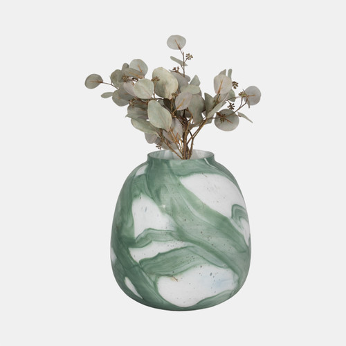 Sagebrook Home 13" Ebb & Flow Vase Green/clear Wishlist Create New