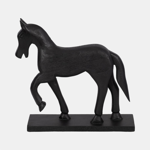 sagebrook home 13" Galloping Horse On Base Black Wishlist Create New