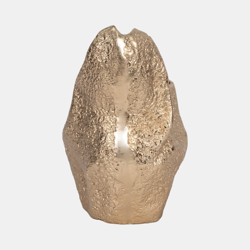 Sagebrook Home 13" Organic Edge Metal Vase Champagne Wishlist Create New