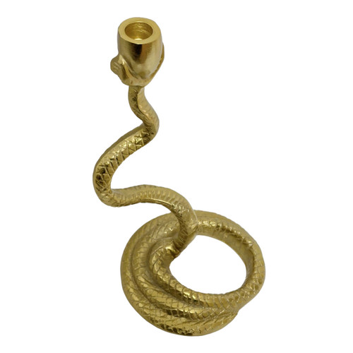Sagebrook Home 13" Snake Taper Candle Holder Gold Wishlist Create New