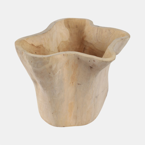 Sagebrook Home 13" Teak Root Bowl Natural Wishlist Create New