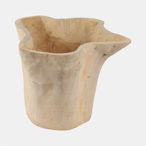 Sagebrook Home 13" Teak Root Bowl Natural Wishlist Create New