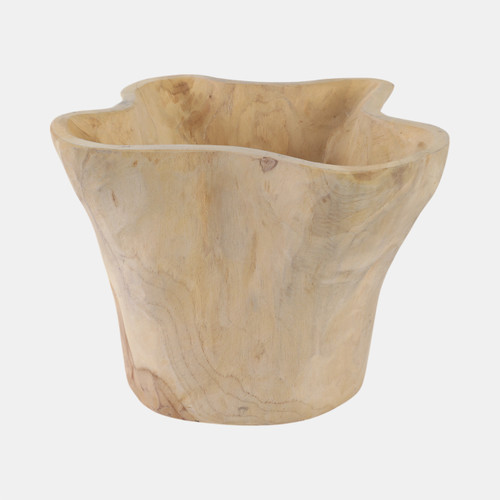 Sagebrook Home 13" Teak Root Bowl Natural Wishlist Create New