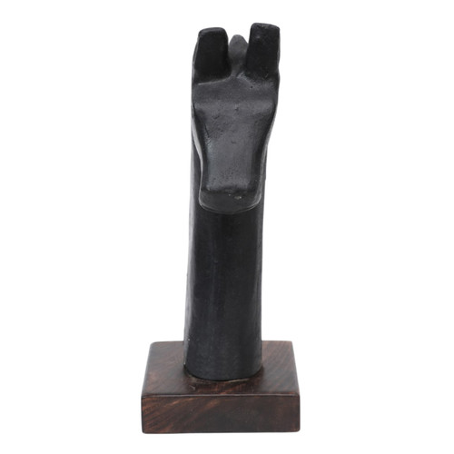 Sagebrook Home 13x8" Paper Mache Horse Bust Black/brown Wishlist Create New