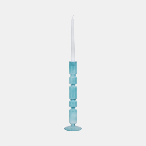 Sagebrook Home 14" Mixed Bubble Taper Candleholder Blue Wishlist Create New