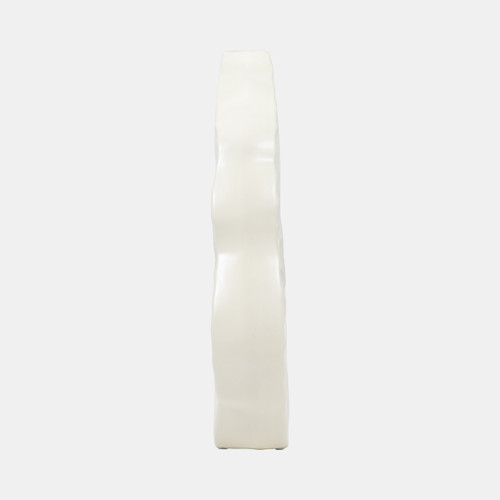 Sagebrook Home 14" Ribbed Open-cut Out Vase Ivory Wishlist Create New