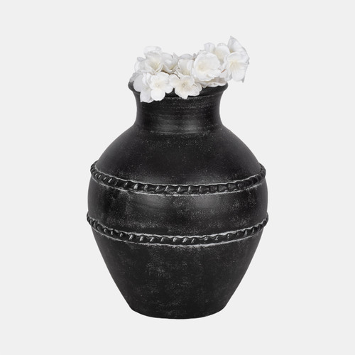 Sagebrook Home 14" Traditional Terracotta Vase Black Wishlist Create New