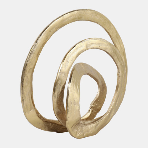 Sagebrook Home 14x13" Swirl Ring Object Gold Wishlist Create New