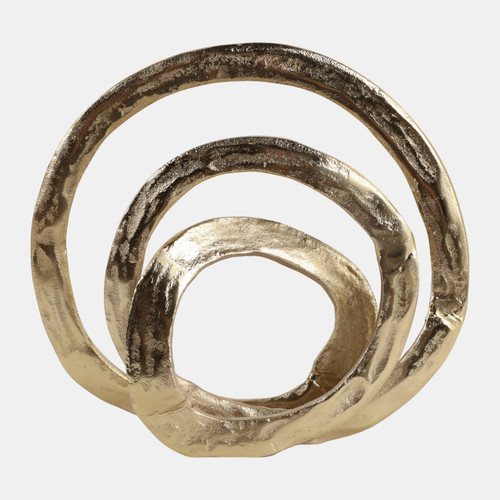 sagebrook home 14x13" Swirl Ring Object Gold Wishlist Create New
