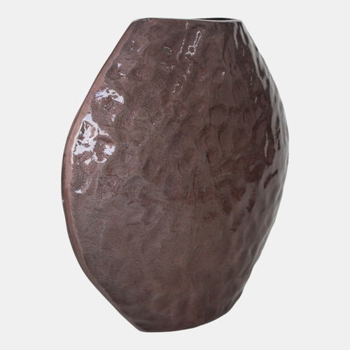 Sagebrook Home 14x14" Enamel Finish Metal Vase Brown Wishlist Create New