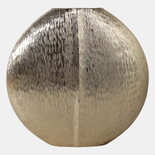 Sagebrook Home 14x14" Modern Round Metal Vase Gold Wishlist Create New