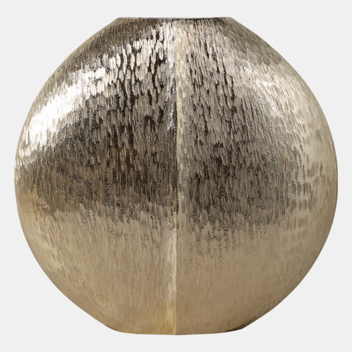 sagebrook home 14x14" Modern Round Metal Vase Gold Wishlist Create New