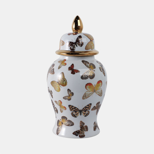 sagebrook home 14x7" Butterflies Temple Jar Multi Wishlist Create New