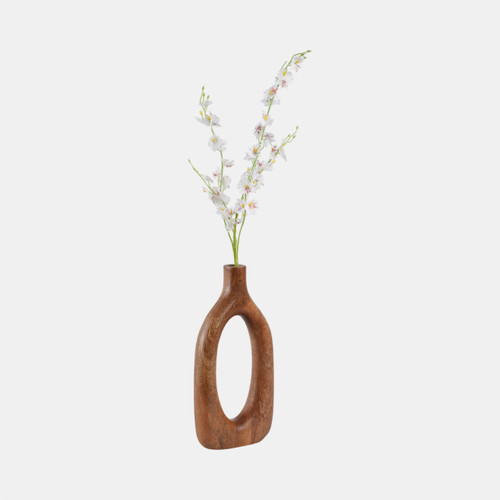Sagebrook Home 14x7" Open Cut-out Wood Vase Natural Wishlist Create New