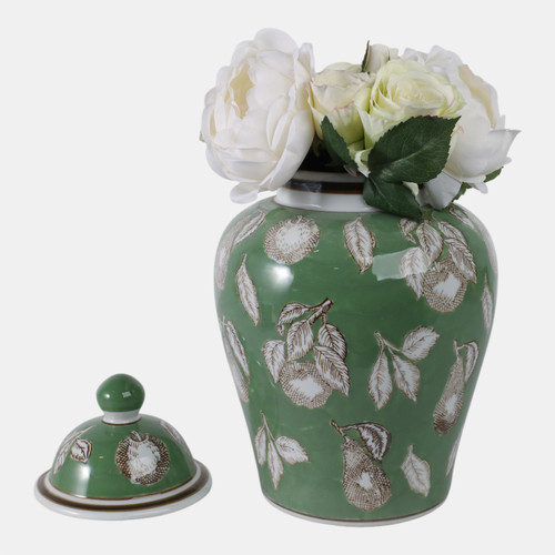 Sagebrook Home 14x9" Pears & Twigs Temple Jar Green/brown Wishlist Create New
