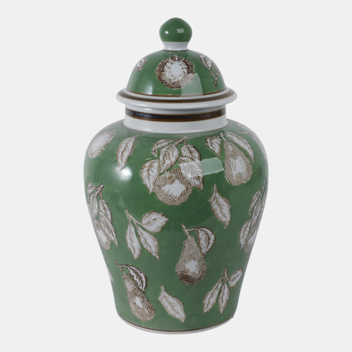 sagebrook home 14x9" Pears & Twigs Temple Jar Green/brown Wishlist Create New