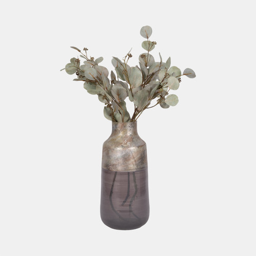 Sagebrook Home 15" 2-tone Glass Vase Grey Multi Wishlist Create New