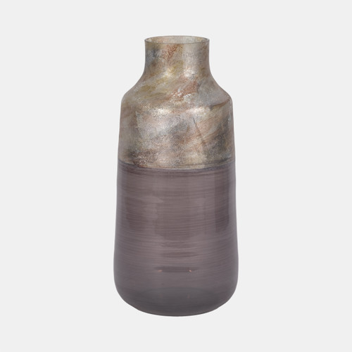 sagebrook home 15" 2-tone Glass Vase Grey Multi Wishlist Create New