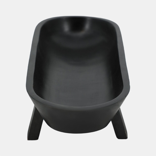 Sagebrook Home 15" Footed Oval Bowl Black Wishlist Create New