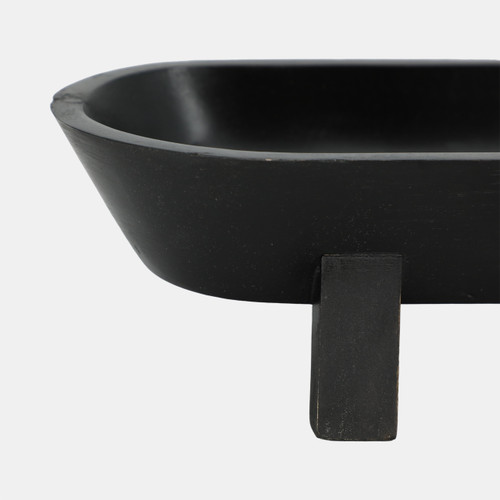 Sagebrook Home 15" Footed Oval Bowl Black Wishlist Create New