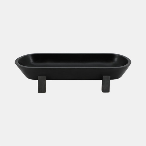 sagebrook home 15" Footed Oval Bowl Black Wishlist Create New