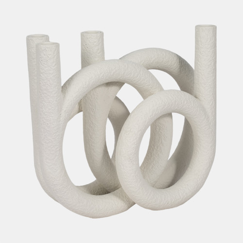 Sagebrook Home 15" Looped 4-taper Candleholder White Wishlist Create New